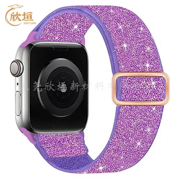Klockarmband för Apple Watch iWatch 38/40/41 flash lila