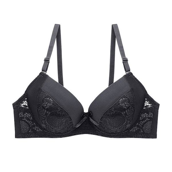 Ensfarvet B C D Blonde Sexet Dame BH Push Up Stor Størrelse Undertøj Til Kvinder Blue 80B