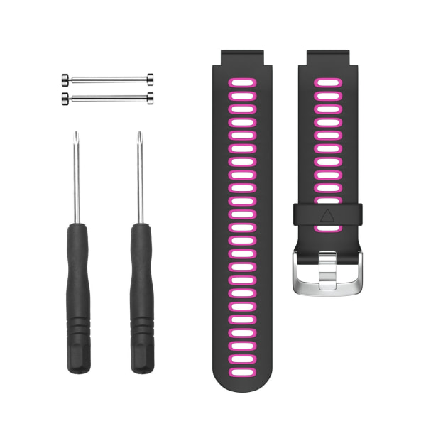 Klokkerem for Garmin Forerunner 735xt 620 630 Black rose