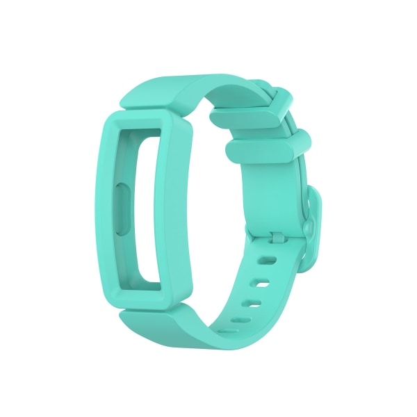 Ersättningsmjuk silikonrem för Fitbit ace 2 Kids Smart Watch Band Klassiskt armband för Fitbit Inspire/Inspire HR-armband Light green