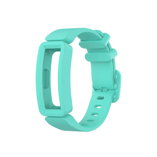 Udskiftningsrem i blød silikone til Fitbit Ace 2 børns smartur, klassisk armbånd til Fitbit Inspire/Inspire HR armbånd Gray