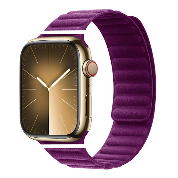 Kellon ranneke Apple Watch iWatch 38/40/41/42mm - S10 Hienokudottu twill - violetti