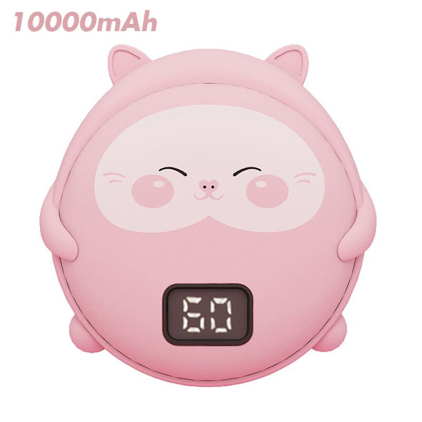 Mini Sød Håndvarmer Vintervarmer Håndvarmer Genopladelig USB Power Bank Opladning Bærbar Handy Varmende Calentador til Piger Dpink4000mah