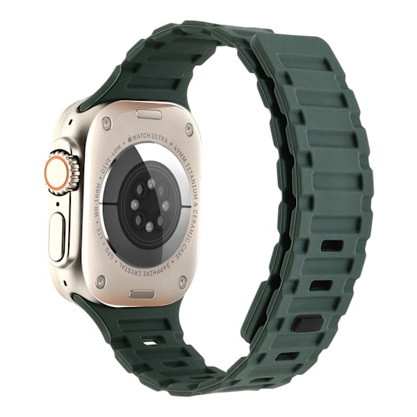 Klockarmband för Apple Watch iWatch 41/40/38mm Mörkgrön
