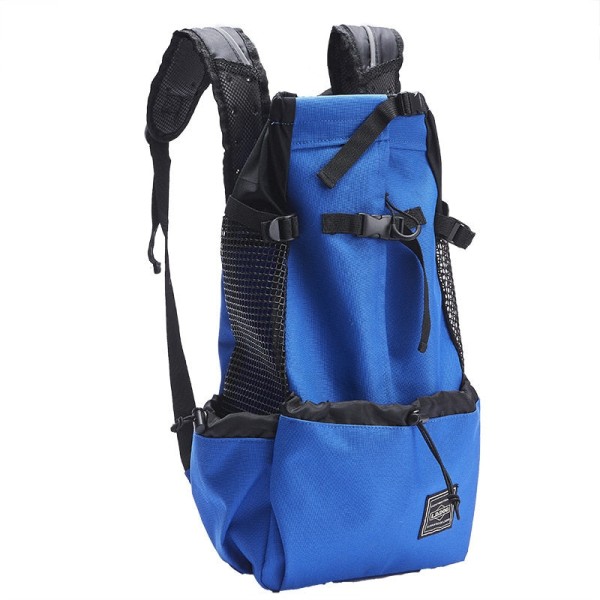 Andningsbar Stor Hund Utomhus Rese Justerbar Ryggsäck För Vandring Cykling Reflexväska Hundar Fransk Bulldog Mops Bärväskor Yellow XL-suit 15-28kg