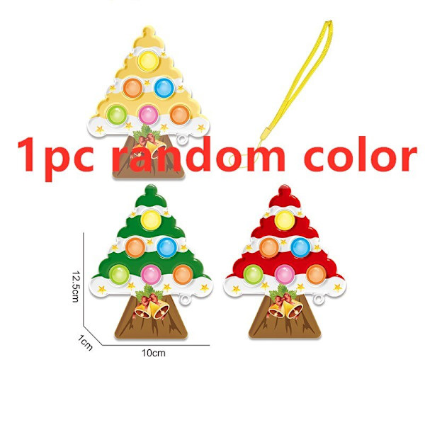 Julgran Santa snögubbe Ornament God Jul Dekorationer För Hemmet Julgransprydnad Navidad Natal 1pc random3