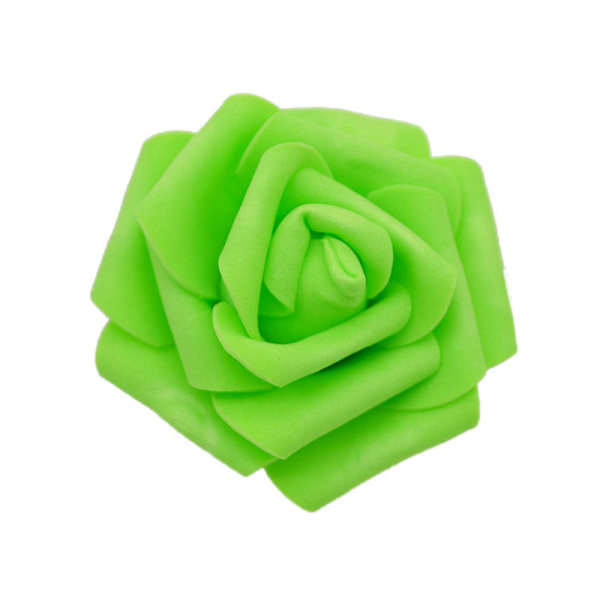 20 st 6 cm Stora PE Skumrosor Konstgjorda Blomhuvuden För Bröllopsfest Dekoration DIY Kransar Hem Dekorativa Hantverksmaterial F07 red 30pcs