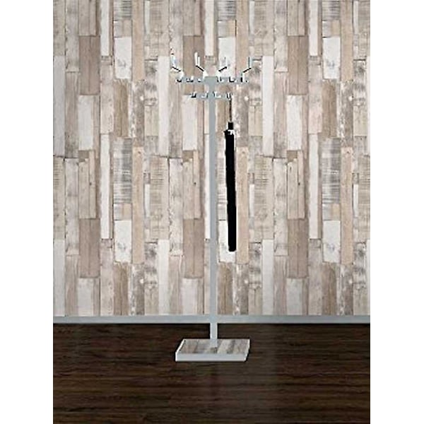 Trepanel Tapet Hvit Rasch 203714