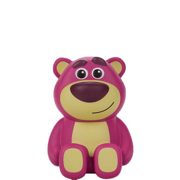 Jordgubbsbjörn Långsam återhämtning Tryckreducering Leksak Klämande leksak Docka Tjejkur Gåva Kontorsdekoration Dekompressionsartefakt Strawberry bear-pink smiling face