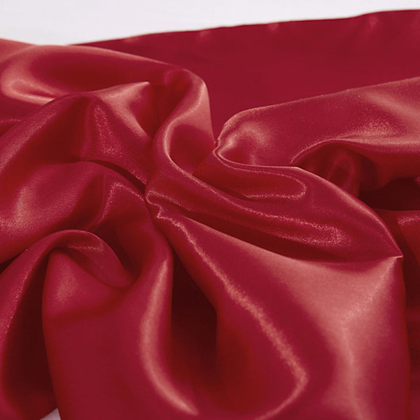 1 stk 45*45cm Sateng Putetrekk Komfortabel Firkantet Hjem Sofa Dekor Ensfarget Pynteputetrekk Sateng Putetrekk Red