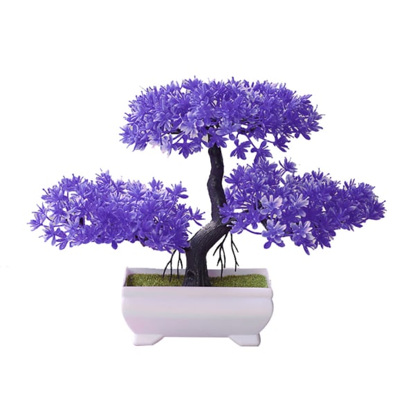 Kunstig Plante Kunstig Blomst Hjem Dekor Bonsai Tre Potteplante Falsk Blomst Potte Ornament For Hjem Rom Hage Dekorasjon f