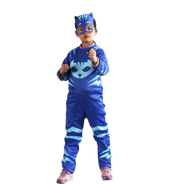 Halloween Jul Barnpyjamas Show Little Hero Kostymer COSPLAY Kläder Red M