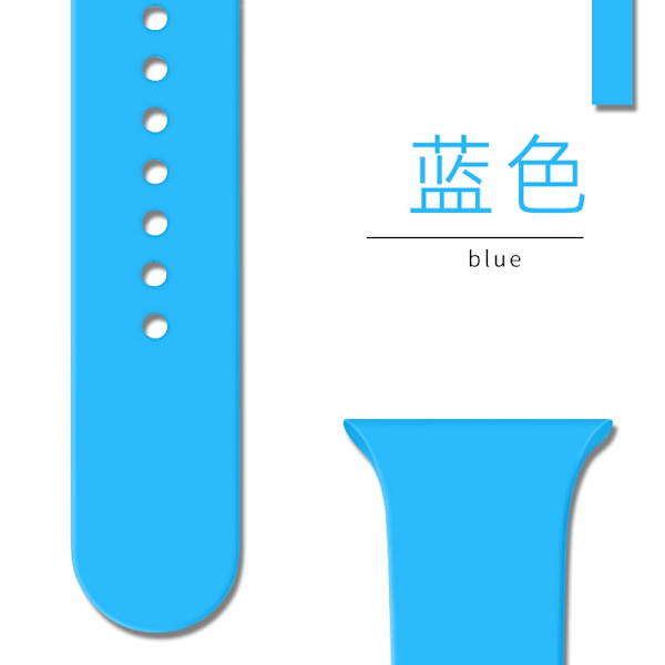 Urrem til Apple Watch iWatch 38/40/41/42mm Standard/S 03 Blå