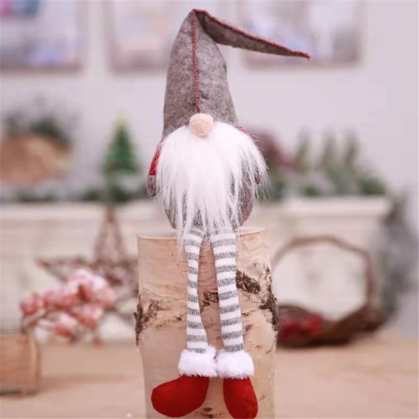 Tonttu Joulu Kasvoton Nukke Hyvää Joulua Koristeet Kotiin Noel Natal Joulukoriste Uusi Vuosi 2022 Navidad Lahja Lapsille Type 3 Grey