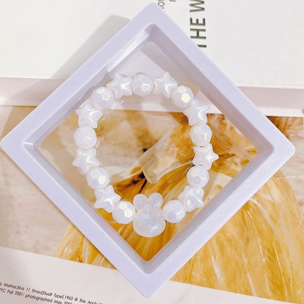 Xiaohongshu Samme Stil Studenter Armbånd Lysende Kaninarmbånd Søte Tegneserie Tilbehør Color luminous rabbit/boxed