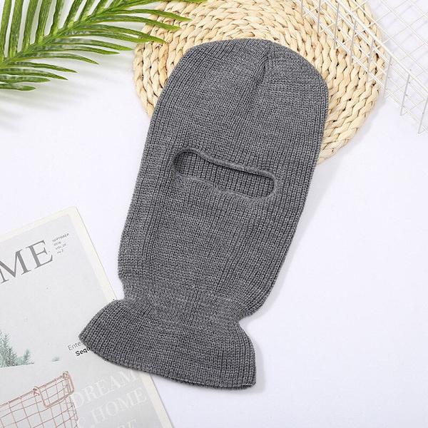 Unisex Kokokasvon peittävä 1-reikäinen hiihtomaski Balaclava Pipopipot Miehille Naisille Armeijan taktinen Cs Tuulenpitävä neulepipo Talviset lämpimät pipot khaki
