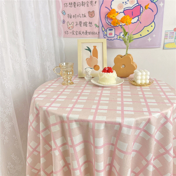 Bordsduk med blommönster i koreansk stil, kaffebordsduk, matbordsöverdrag, matbordsduk, tebordsduk, picknickduk R 60X150CM