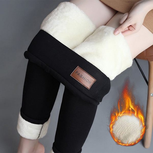 2023 Talven Lämpimät Seksikkäät Leggingsit Naisille Superpaksu Joustava Lampaantalja Kashmir Leggingsit Tiukat Fitness Naisten Housut Leggingsit Color 2 2XL(Size Fits L)