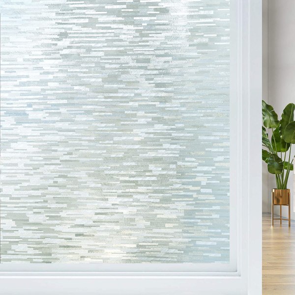 Matt Insynsskyddsfilm Fönsterfilm Färgat Glas UV Solskydd Statisk Självhäftande Fäster för Heminredning Solblockerande Fönsterdekaler M 45X200 CM