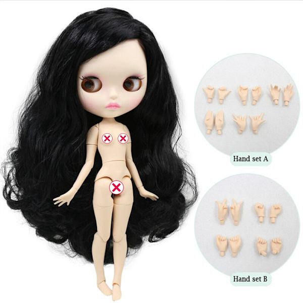 ICY DBS Blyth Fabrikkdukke Egnet for utkledning selv DIY Endre 1/6 BJD Leketøy spesialpris OB24b kuleledd carved lips face14