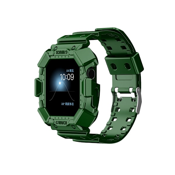 Til Apple Watch iWatch 6/5/4 Urrem Gennemsigtig Faldsikker En Urrem Frosting through 38/40mm iWatch