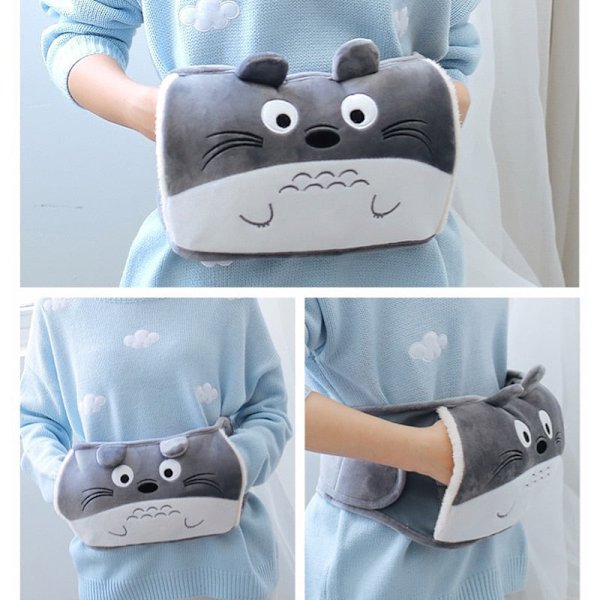 Kawaii Varmtvannsflaske Belte Håndvarmer Søte Dyr Håndvesker Varmtvannsbag Varmtvannsflasker for jenter Varmeapparat Julegave Monkey set