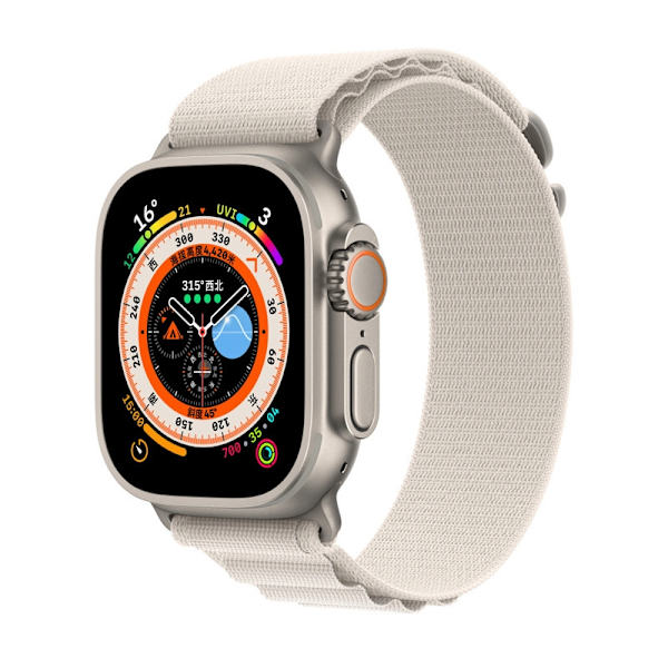 Klockarmband för Apple Watch iWatch 38/40/41mm, Starlight-färg