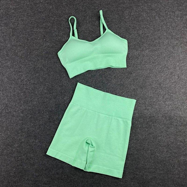 Joogasetti Toppeja Ja Leggingsejä Aktiivivaatteet Naisten Treenausvaatteet Purple bra set M