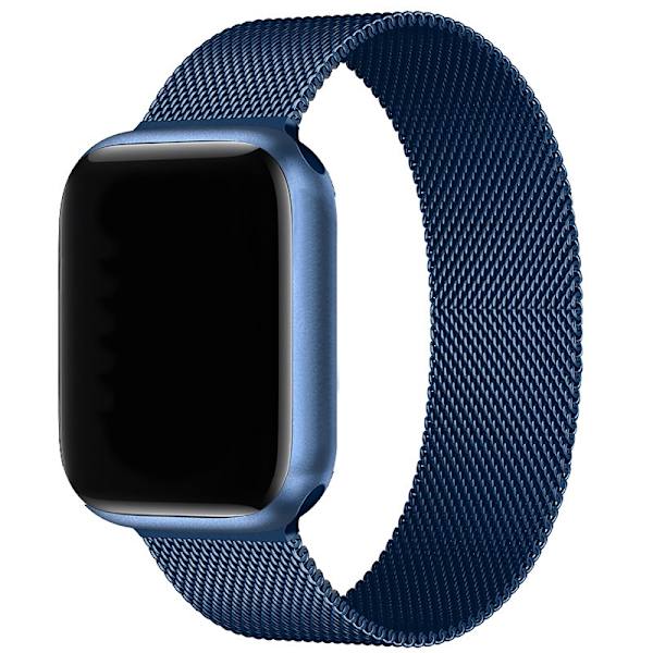 Kellon ranneke Apple Watch iWatchille Soveltuu: 1-9 sukupolvi/SE 38/40/41 S10: 42mm sininen