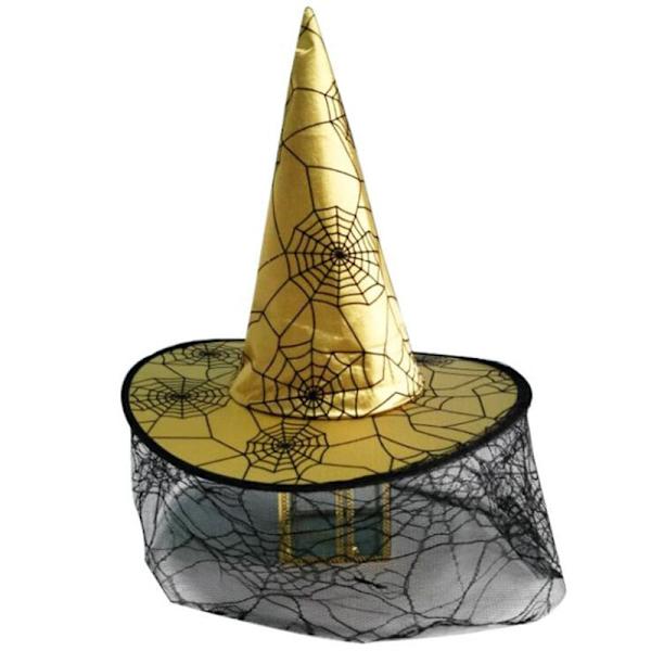 Voksen Barn Heksehatter Maskerade Bånd Trollmannshatt Cosplay Halloween Kostyme Fest Bursdag Karneval Hekser Topphatter 31