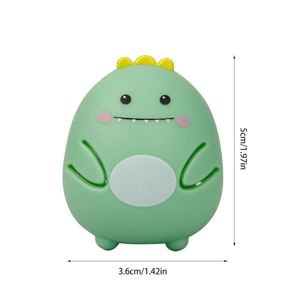 Vinter Bärbar Självvärmande Handvärmare Mini Dinosaurieägg Utbytbar Kärna Handvärmare Praktisk Värmande Varm Babyvärmare Barnpresent Green 3.6*5cm