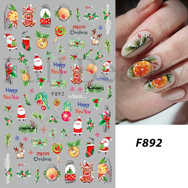 Söta Tecknade Dödskalle Nagelstickers Läskig Halloween Dekoration Spöke Fladdermus Ond Pumpa Sliders För Manikyr Blod Nageldekaler GLF886 STZ-CS051