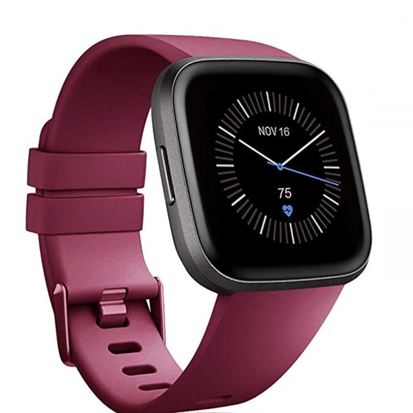 Smartklokke Tilbehør for Fitbit Versa 2 Rem Erstatning Armbånd Klokkereim for Fitbit Versa Lite Armbånd Olive Green L