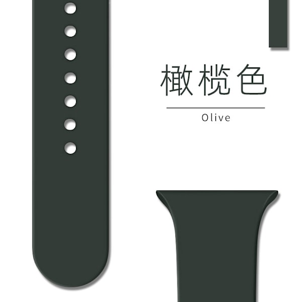 Klockarmband för Apple Watch iWatch 38/40/41MM Standard Oliv