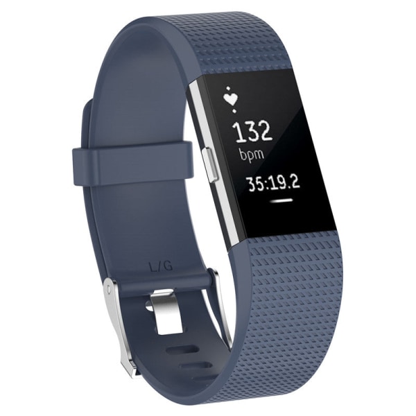 Armband Armband Smart Watch Band Armband Mjukt klockband Byte av Smartwatch Band För Fitbit Charge 2 dark grey S