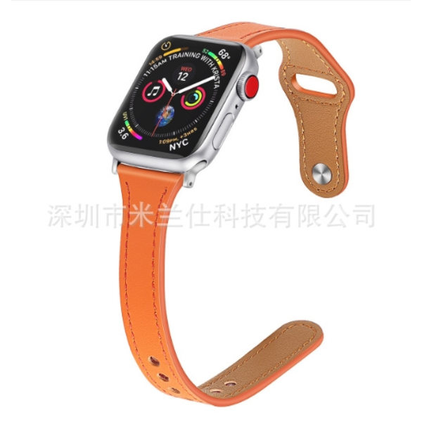 Klockarmband för Apple Watch iWatch 38/40/41/42mm-S10 Orange