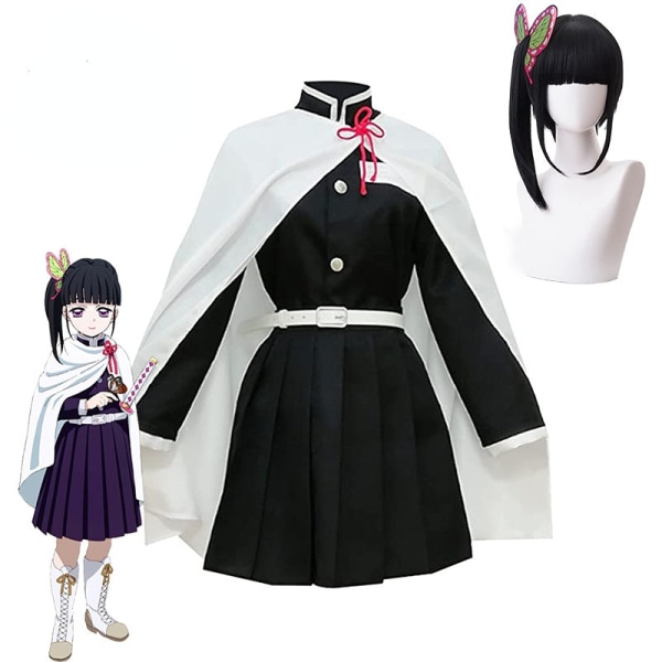 Demon Slayer Tsuyuri Kanawo Cosplay Kostume Kimetsu No Yaiba Kimono Uniform Paryk Halloween Kostumer til Kvinder Mænd Børn style3 M