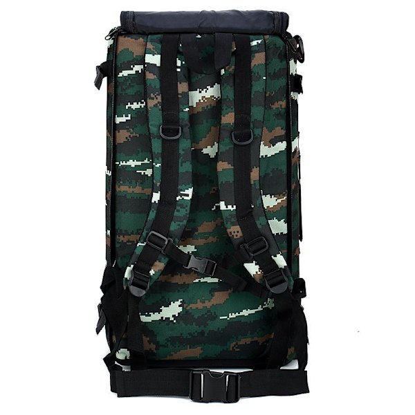 Kestävä ulkoilureppu Polyamideja ja nailonia Army Colorful