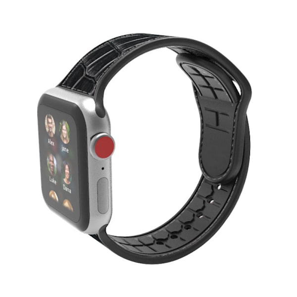 Läderarmband för Apple Watch och Apple Watch Single Red 42/44mm