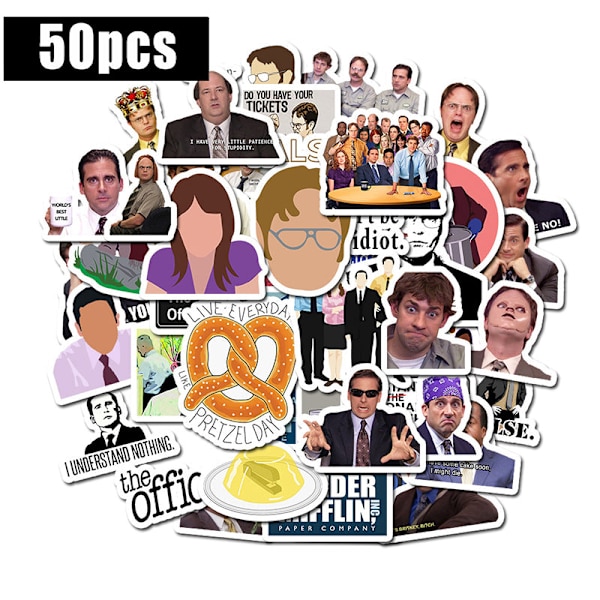 50 kpl Sarjakuva Klassinen TV-sarja The Office Tarrat Moottoripyörä Kannettava Tietokone Auto DIY Lasten Lelu Kitara Jääkaappi F5 50pcs-AZ069