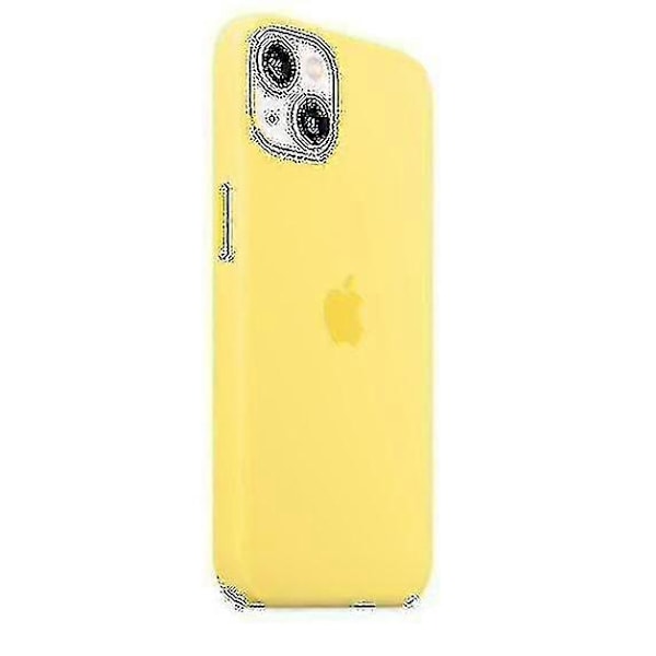 Silikonikuori MagSafella iPhone 13 -puhelimelle Lemon Zest