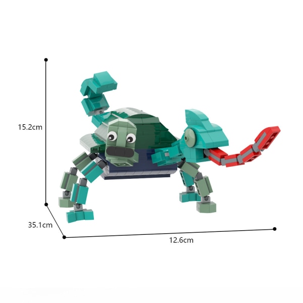 Buildmoc Building Block Toy Fourth Garden of Banban Green ( number 371, weight 0.126)