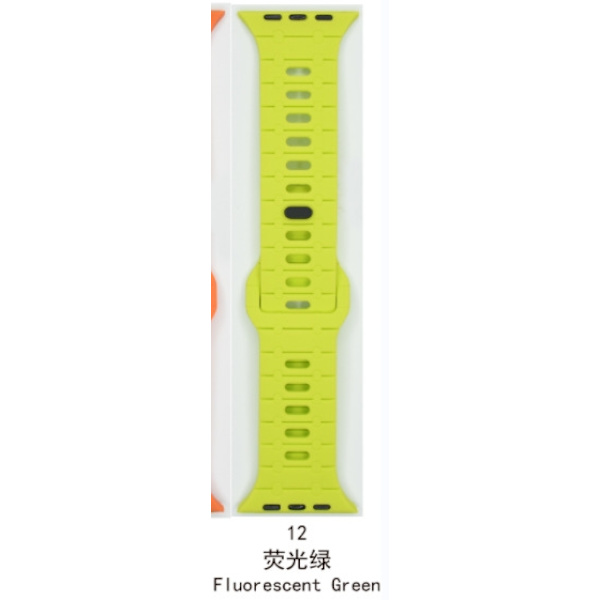 Urrem til Apple Watch iWatch 42-49MM Fluorescerende Grøn