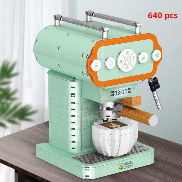 Klassiske kreative ideer globus skrivemaskin byggeklosser mini murstein kaffemaskin krus brødbakemaskin modellsett leker for voksne 01036 no box