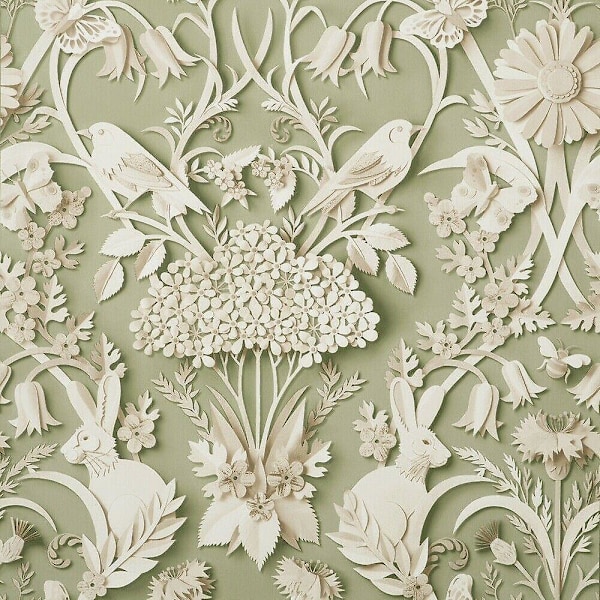 Tapet Woodland Sage