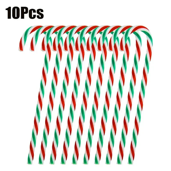 Julgranskarameller Akryl Julgran Hängande Vriden Krycka Hänge Nyår Julfest Heminredning Ornament Gåvor Green