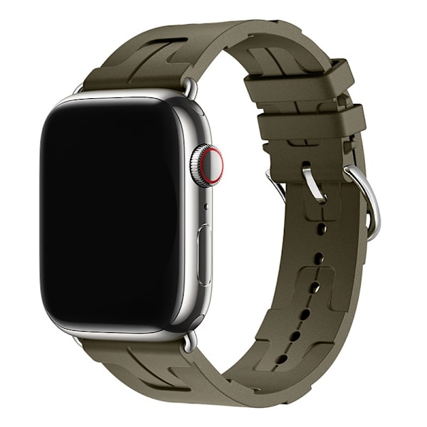 Klockarmband för Apple Watch iWatch 38/40/41mm originalanslutning Khaki