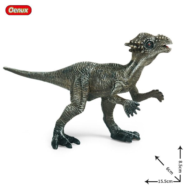 Oenux Mini Jurassic Stegosaurus Saichania Kiinteä PVC Dinosaurusten Maailma Eläinmalli Toimintahahmot Keräilylelu Lapsille dinosaur model