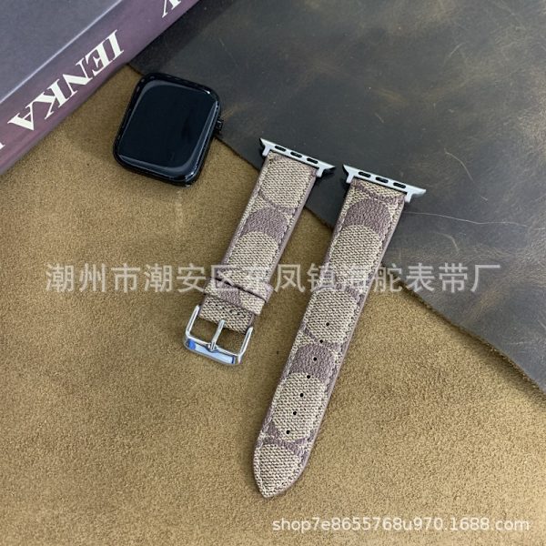 Klockarmband för Apple Watch iWatch Utan anslutning ljusbrunt