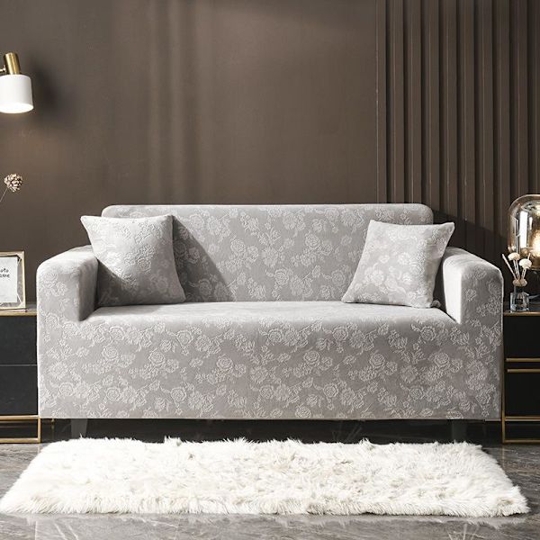 Kristalli Velvet Joustava Sohvanpäällinen Venyvä Sohvanpäällinen Sohvanpäälliset Leikattava Yksivärinen Yksi/Kaksi/Kolme/Neljä Istuinta L-muoto Tarvitsee Ostaa 2kpl Linen 235-300cm